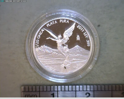 1/20 onza Libertad Plata 2011