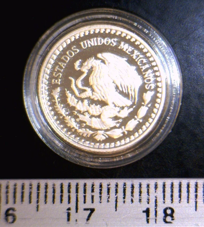 1/20 oz Libertad Plata 2014 (Espejo) · Inventario Banxico 23702 (anverso)