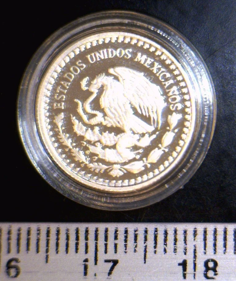 1/20 oz Libertad Plata 2014 · Inventario Banxico 23703 (anverso)