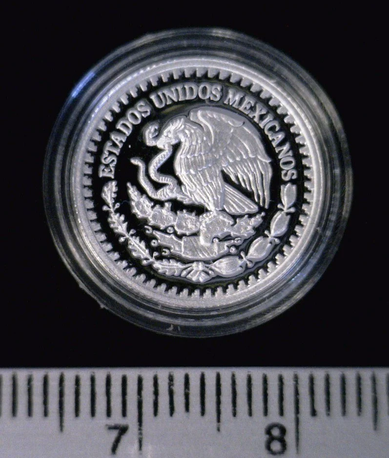 1/20 oz Libertad Plata 2015 · Inventario Banxico 23717 (anverso)