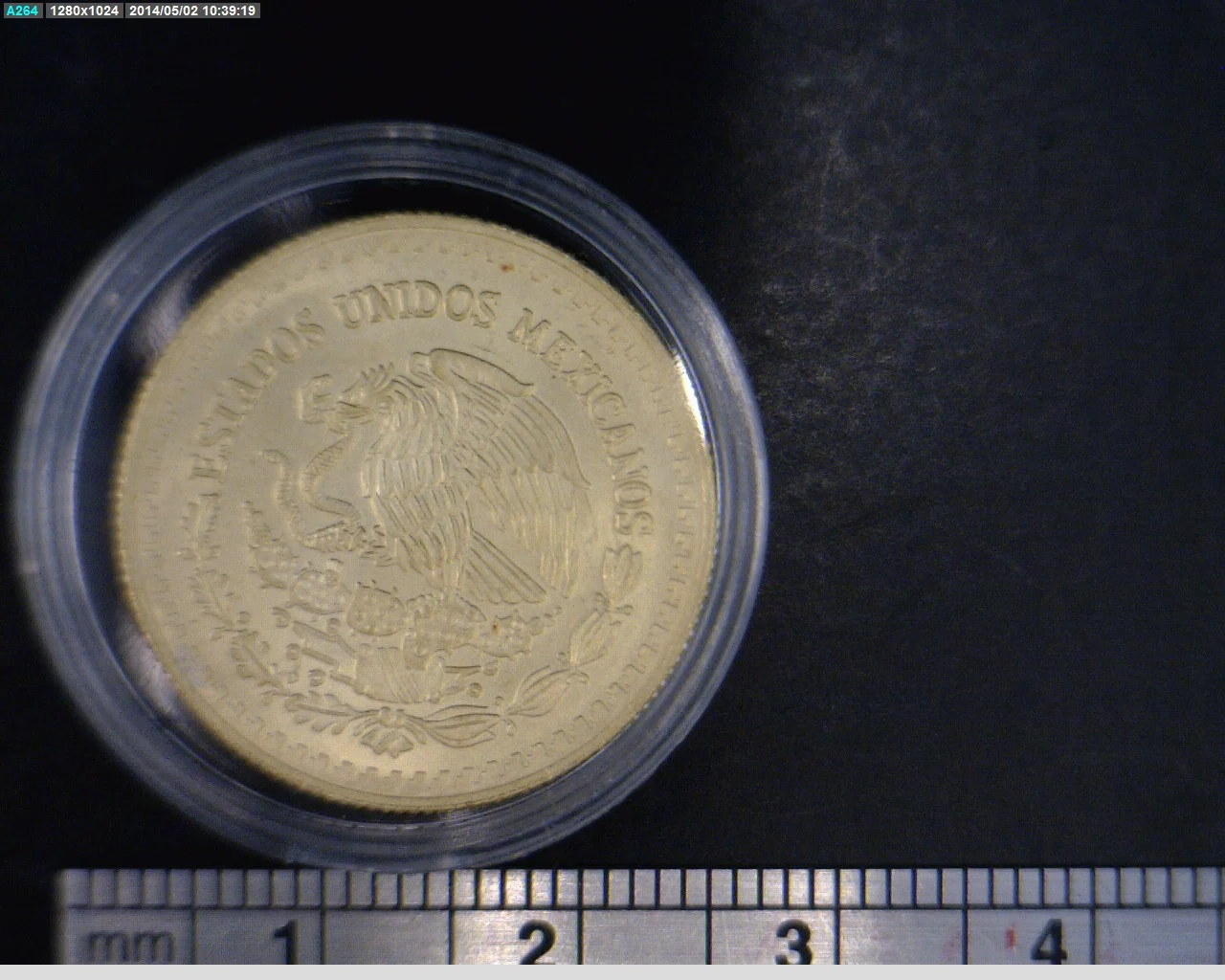 1/4 oz Libertad Oro 1991 · Inventario Banxico 17513 (anverso)