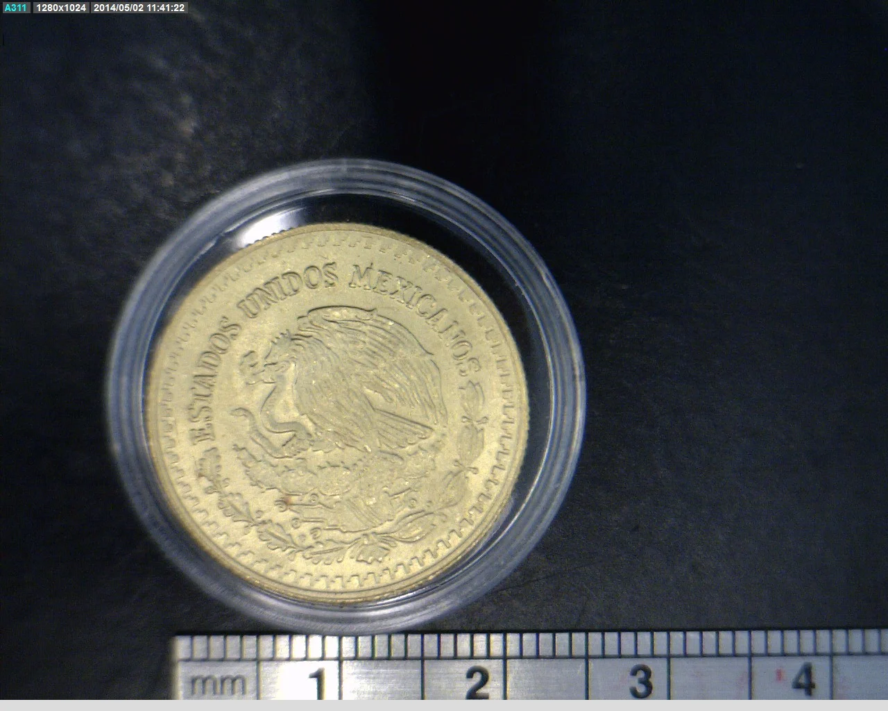 1/4 oz Libertad Oro 1992 · Inventario Banxico 17538 (anverso)
