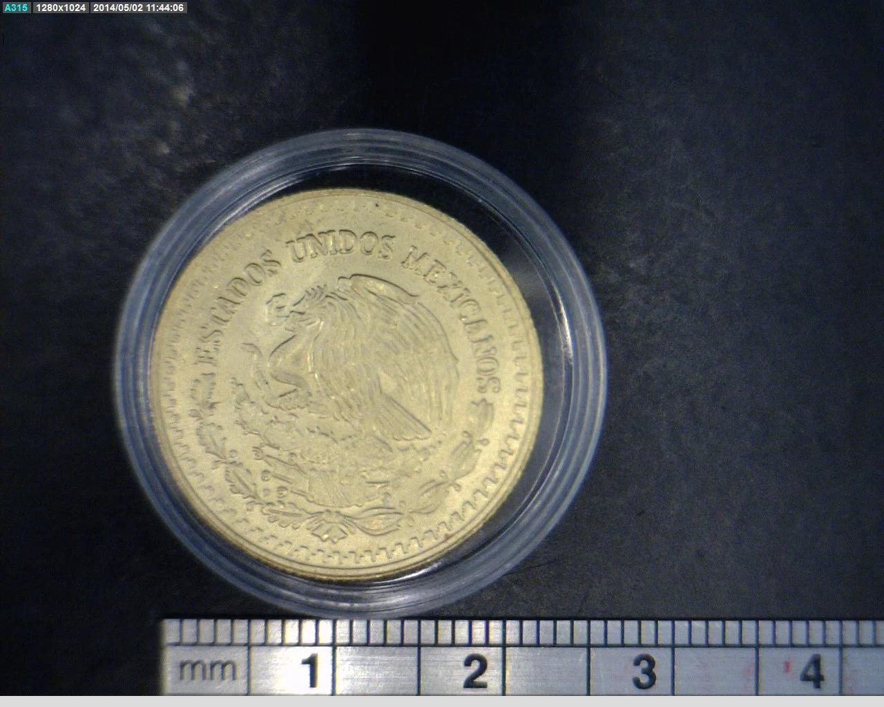 1/4 oz Libertad Oro 1992 · Inventario Banxico 17543 (anverso)
