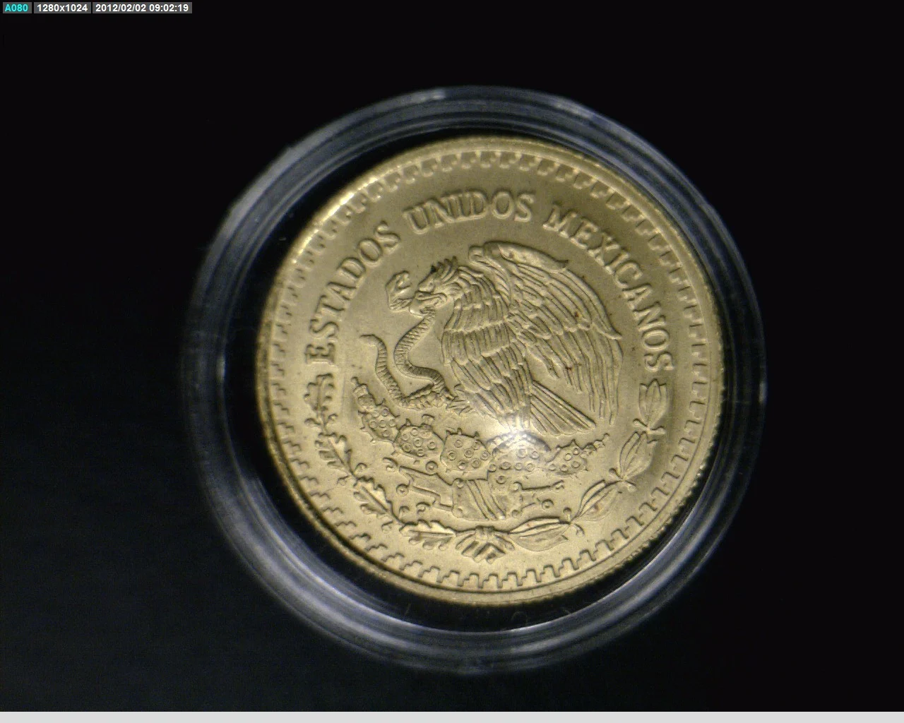 1/4 oz Libertad Oro 1994 · Inventario Banxico 17608 (anverso)