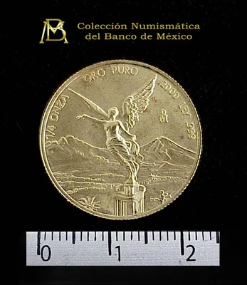 1/4 Onza Libertad Oro 2000 · Reverso