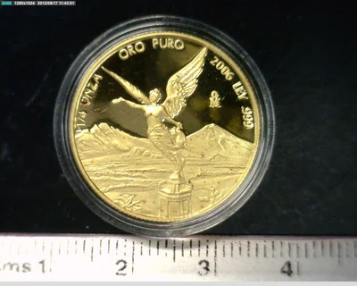 1/4 Onza Libertad Oro 2006 Proof