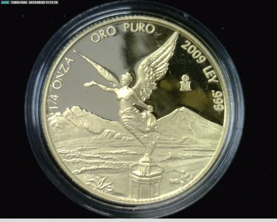 1/4 Onza Libertad Oro 2009 Proof