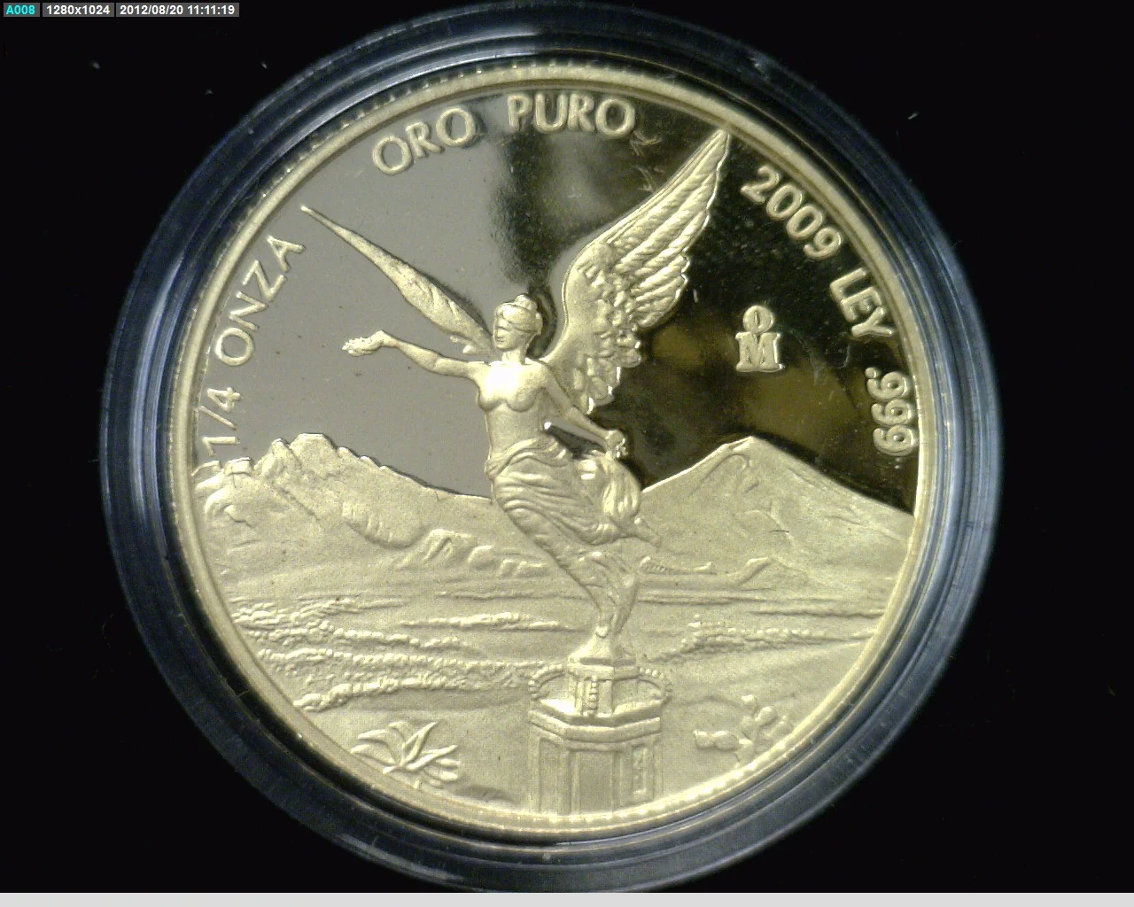 1/4 Onza Libertad Oro 2009 Proof · Reverso