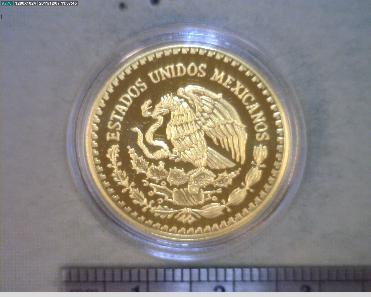 1/4 onza Libertad Oro 2011 · Anverso