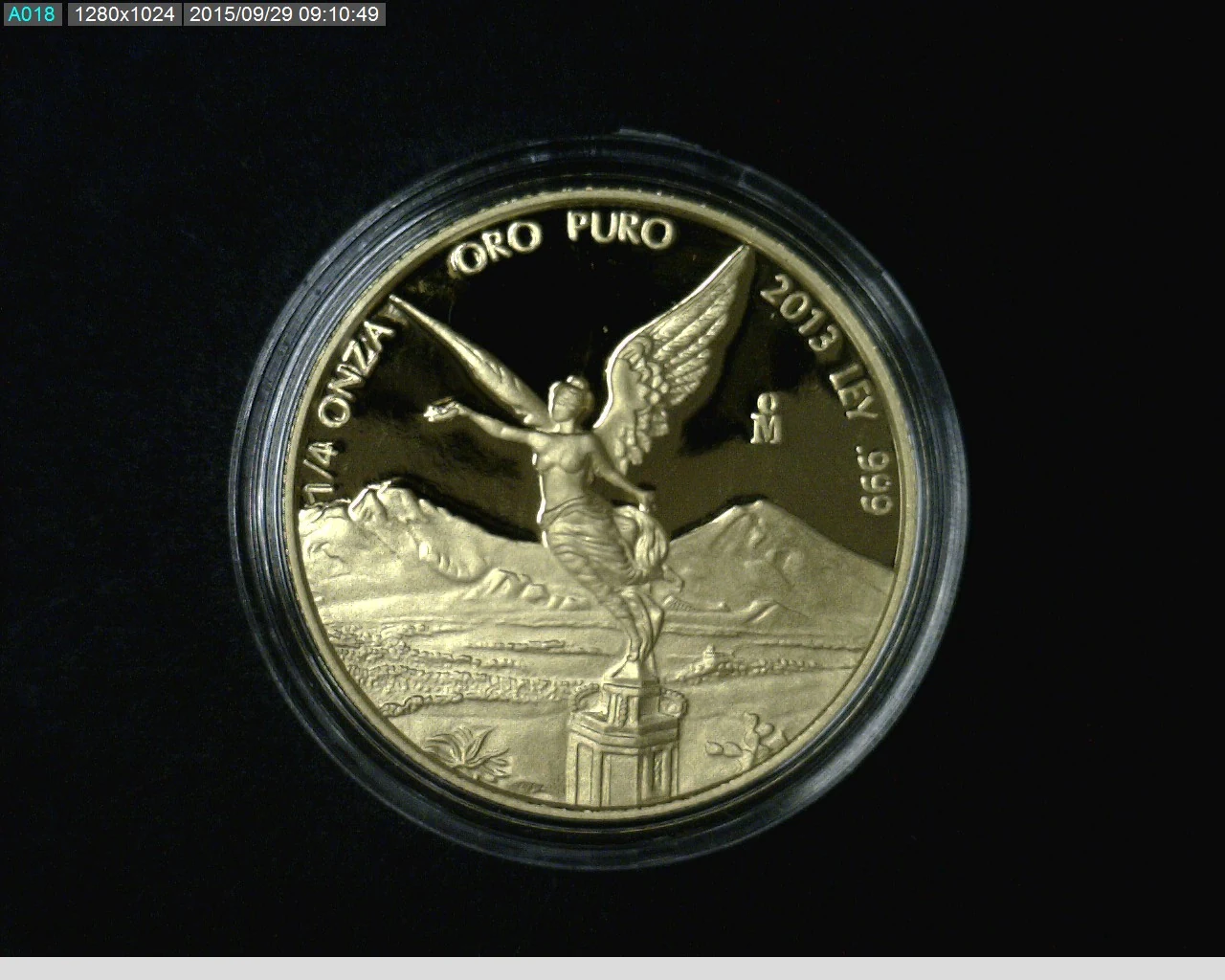 1/4 Onza Libertad Oro 2013 Proof · Reverso