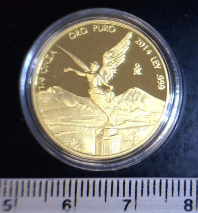 1/4 onza Libertad Oro 2014