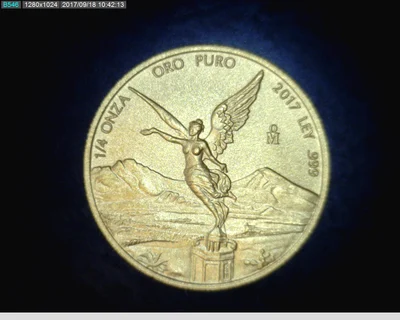 1/4 onza Libertad Oro 2017