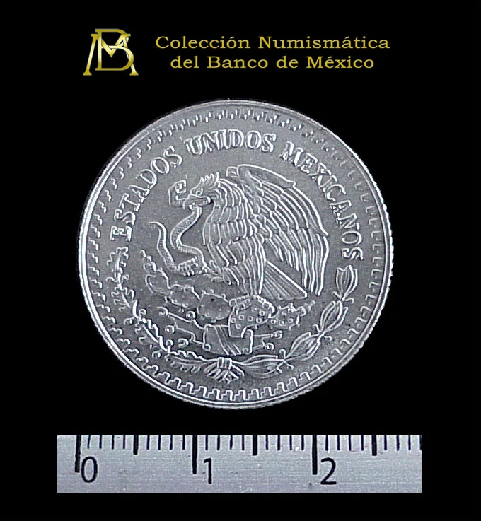 1/4 oz Libertad Plata 1997 · Inventario Banxico 20921 (anverso)