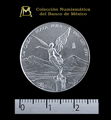 1/4 Onza Libertad Plata 1997