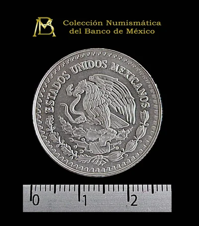 1/4 oz Libertad Plata 1998 · Inventario Banxico 20766 (anverso)