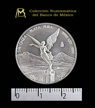 1/4 Onza Libertad Plata 1999