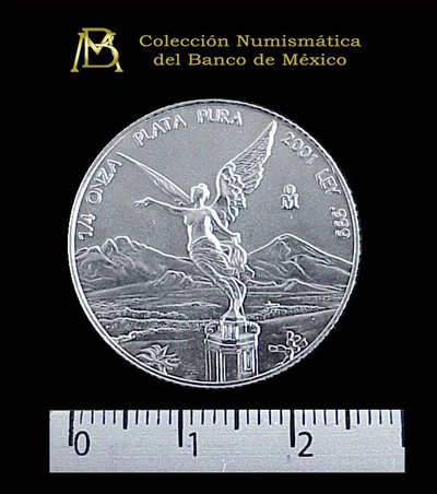 1/4 Onza Libertad Plata 2001