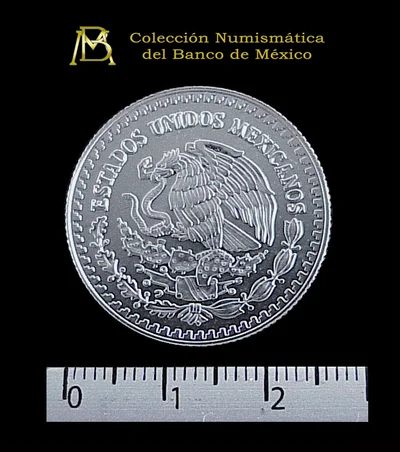1/4 oz Libertad Plata 2002 · Inventario Banxico 20924 (anverso)