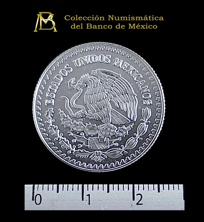 1/4 oz Libertad Plata 2002 · Inventario Banxico 20925 (anverso)