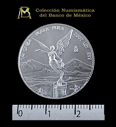 1/4 Onza Libertad Plata 2002