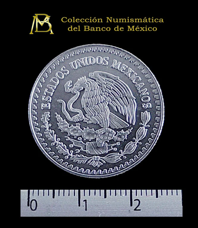 1/4 oz Libertad Plata 2003 · Inventario Banxico 20927 (anverso)