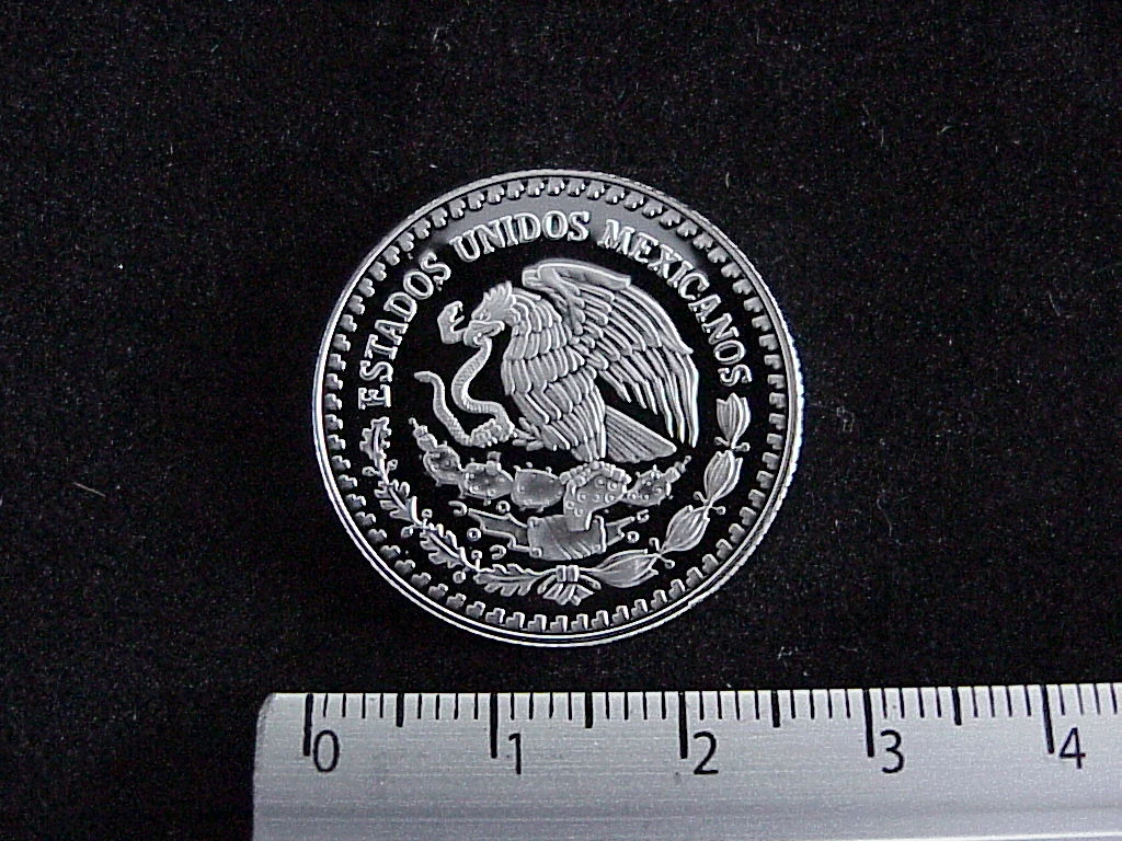 1/4 oz Libertad Plata 2004 · Inventario Banxico 21168 (anverso)