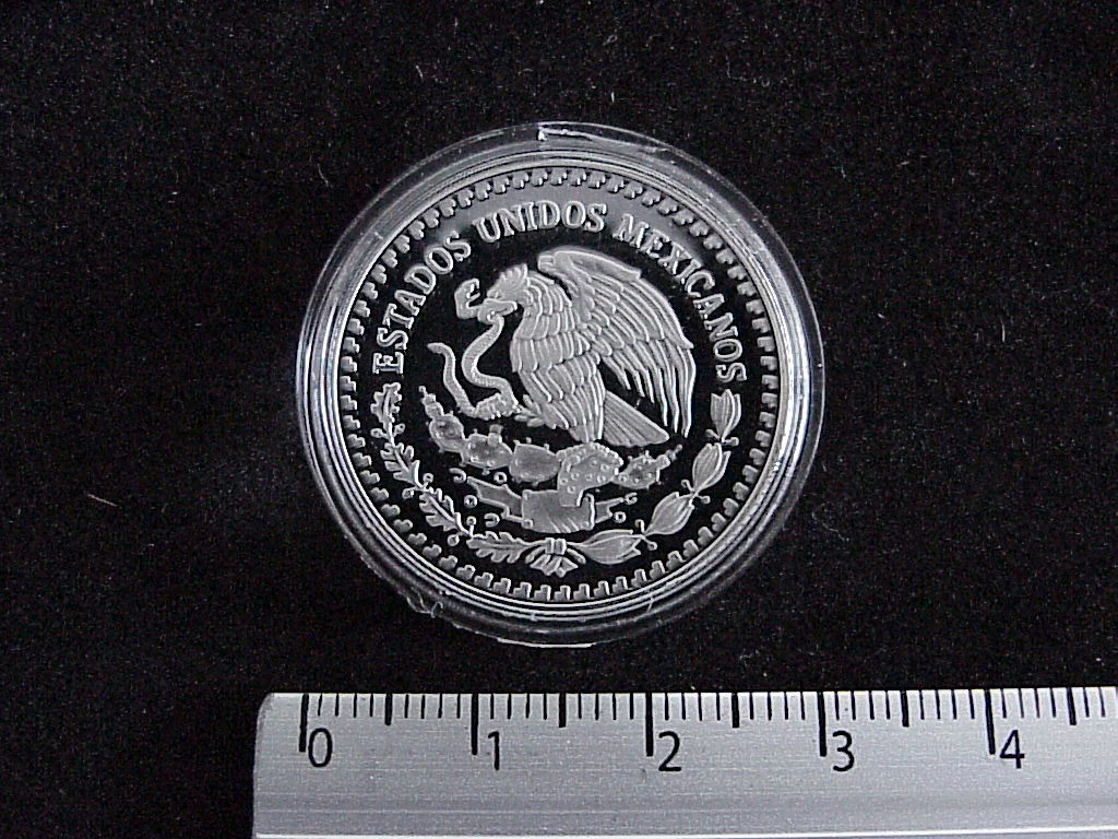 1/4 oz Libertad Plata 2004 · Inventario Banxico 21169 (anverso)
