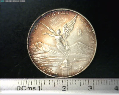1/4 Onza Libertad Plata 2009 · Reverso