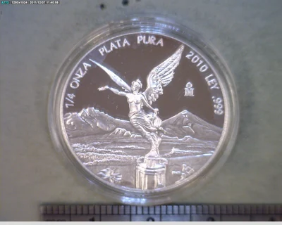 1/4 Onza Libertad Plata 2010