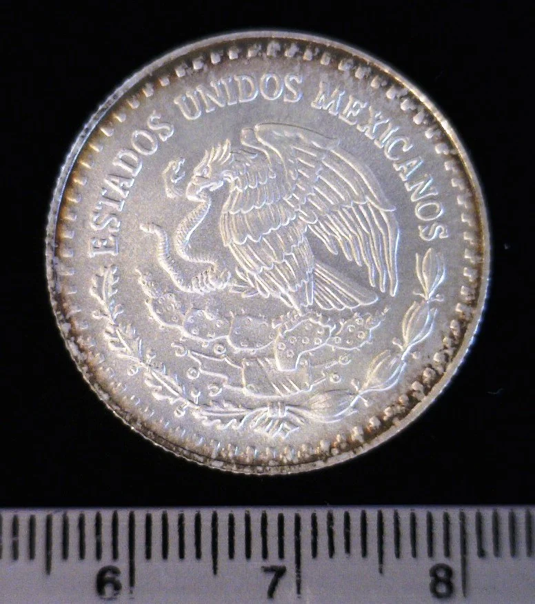 1/4 oz Libertad Plata 2014 · Inventario Banxico 23725 (anverso)