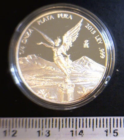 1/4 onza Libertad Plata 2015