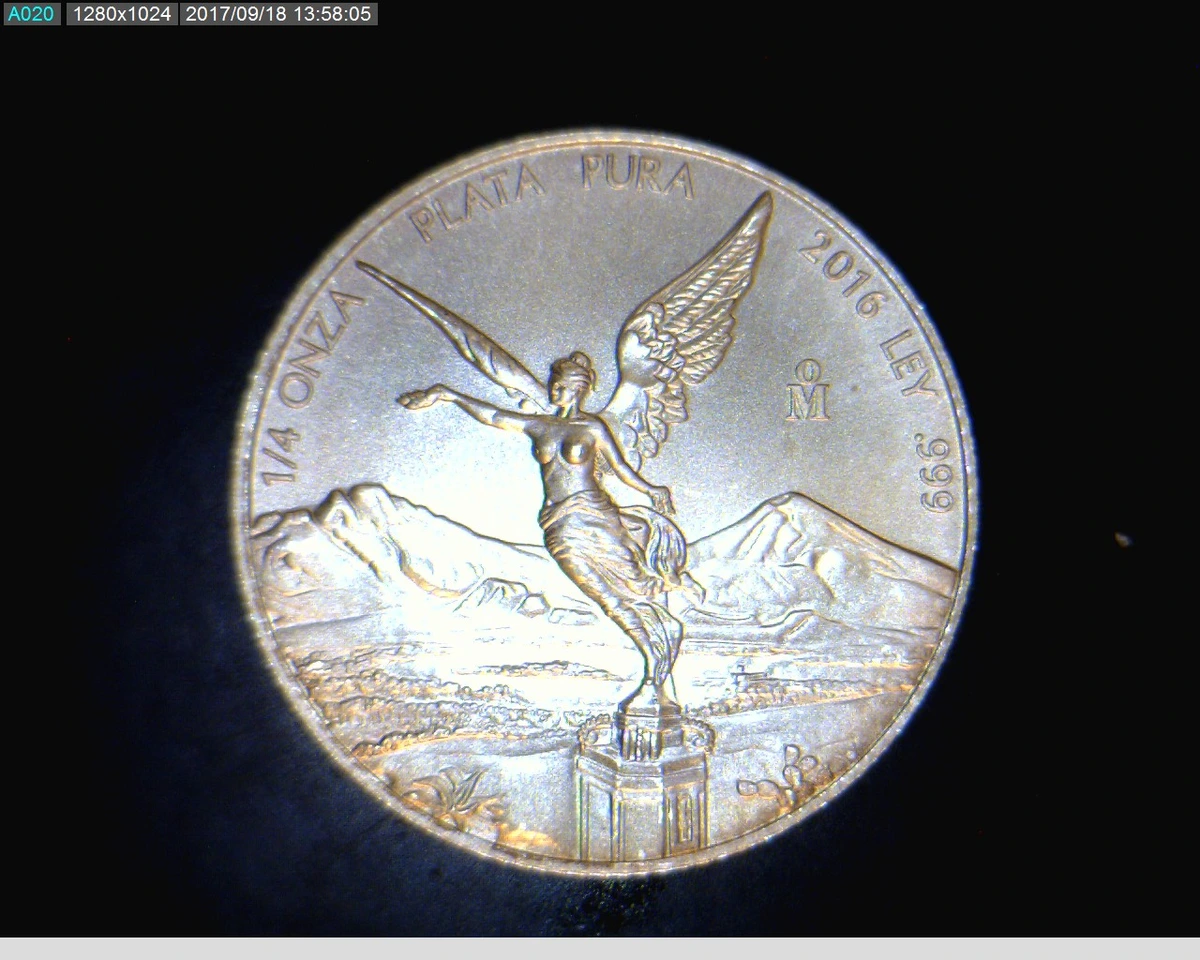 1-4-onza-libertad-plata-2016 - anverso (Banxico)