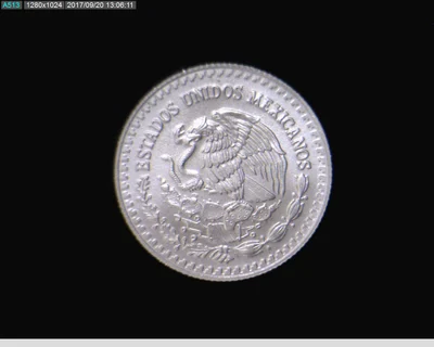 1/4 oz Libertad Plata 2017 · Inventario Banxico 23905 (anverso)