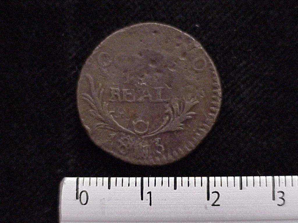 1/8 Reales Cobre Independencia 1815 · Reverso