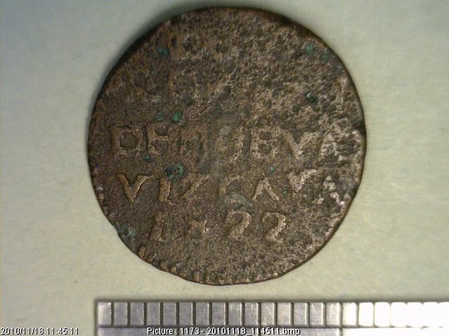 1/8 Reales Cobre Primer Imperio 1822 · Anverso