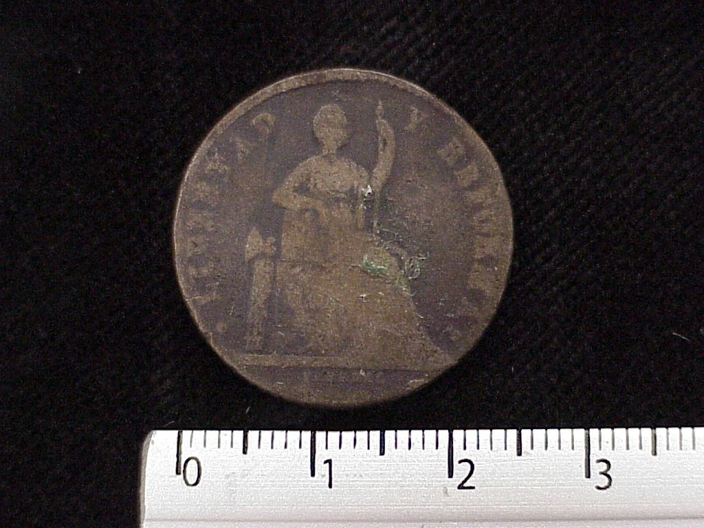 1 Centavos 1863 · Anverso