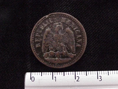 1 Centavo Cobre · 1869