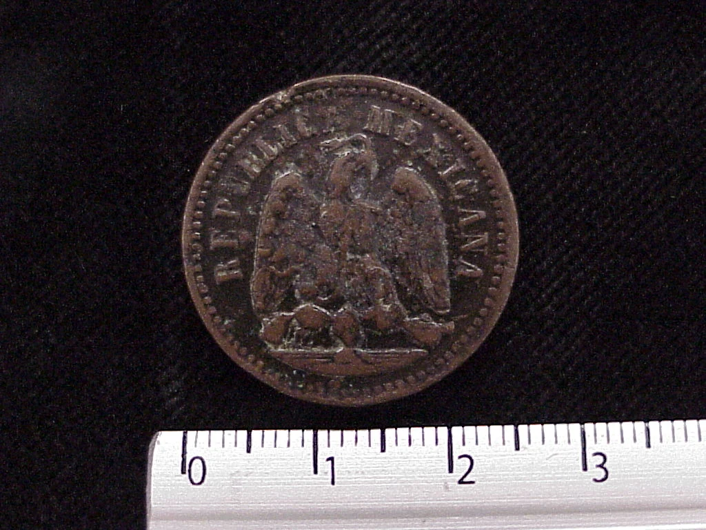 1 Centavos 1869 · Anverso