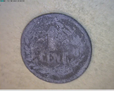 1 Centavo Plomo · Estado de Durango. Fecha grande. Fundida. Letra "N" invertid · 1914
