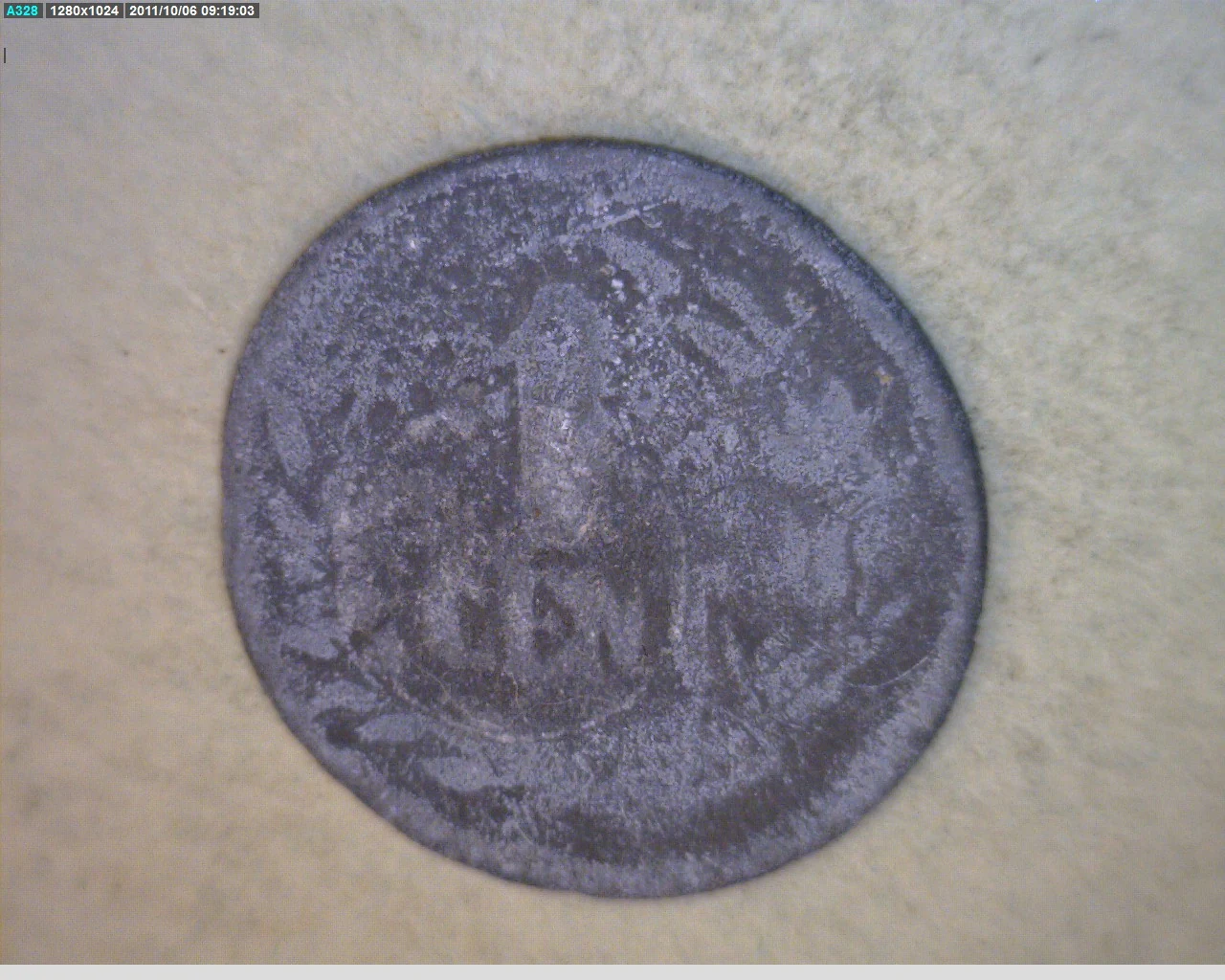 1 Centavos 1914 · Anverso