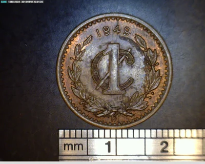 1 Centavos Cobre 1949