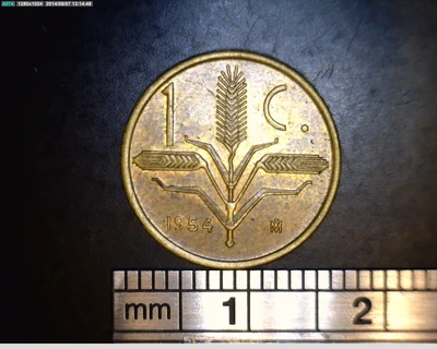 1 Centavos Cobre 1954