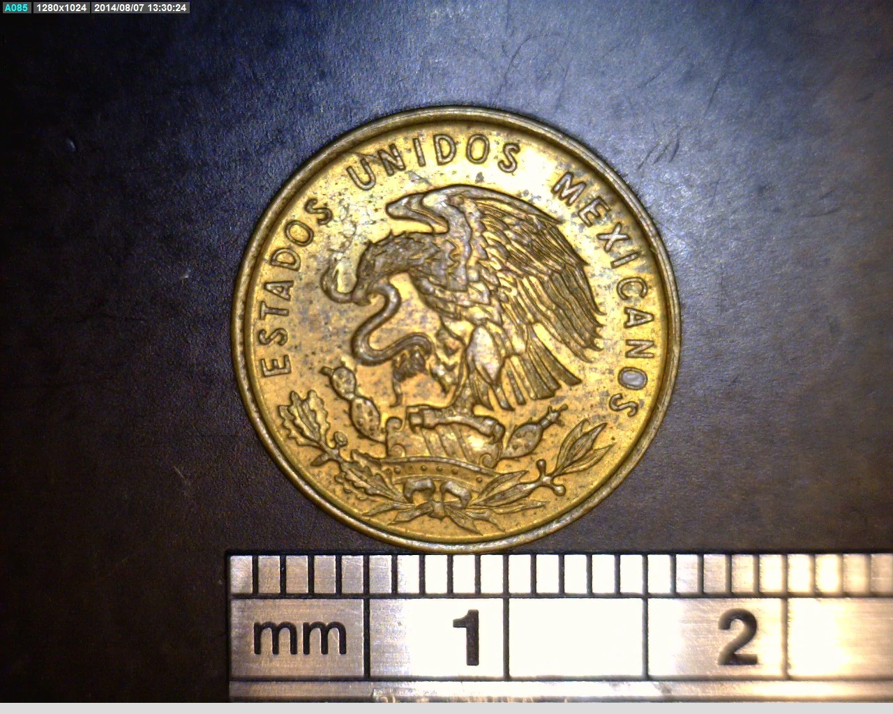 1 Centavos Cobre 1956 (anverso)