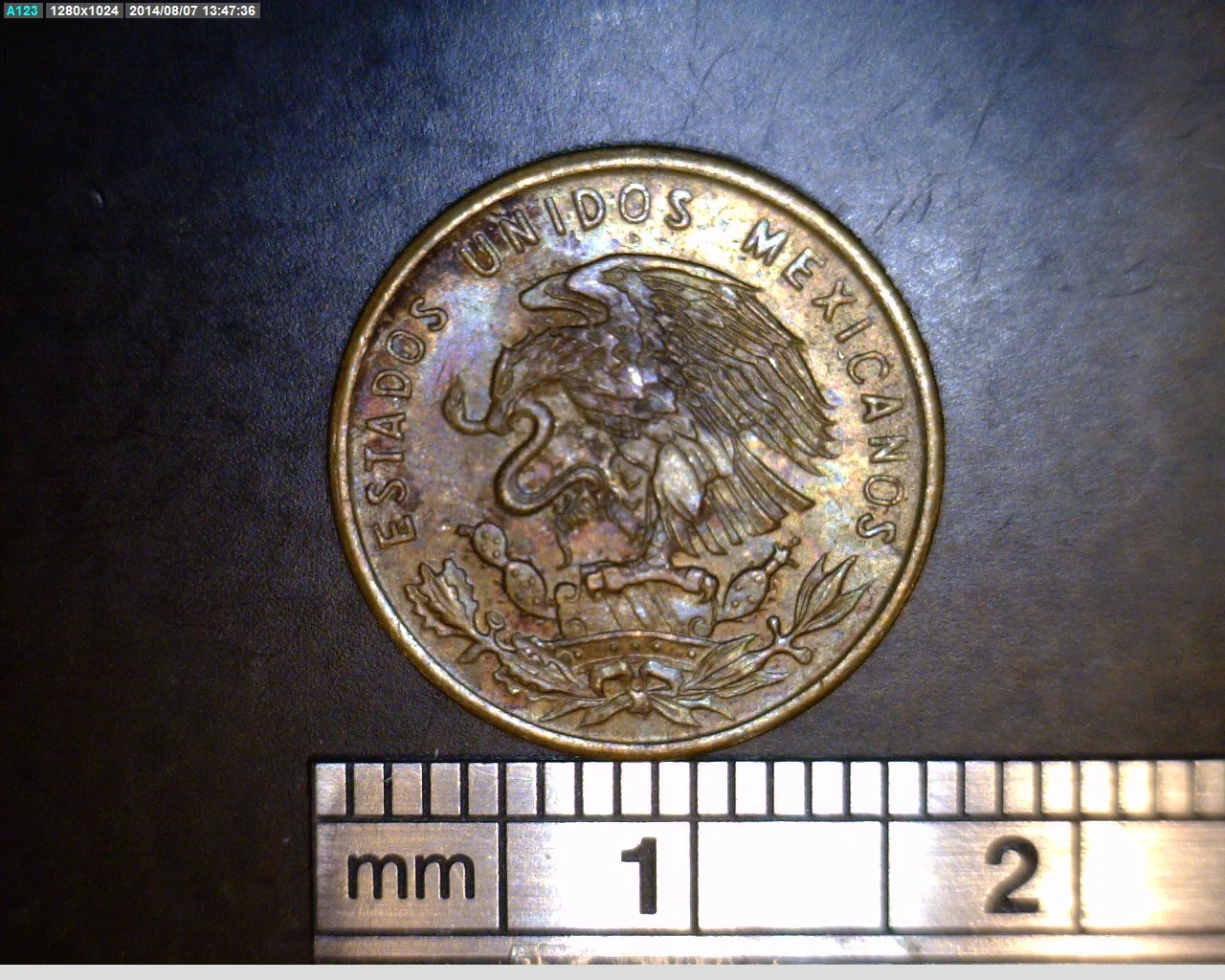 1 Centavos Cobre 1965 (anverso)