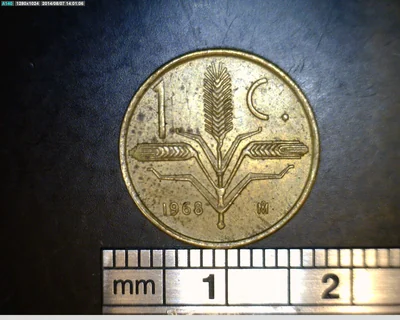1 Centavos Cobre 1968