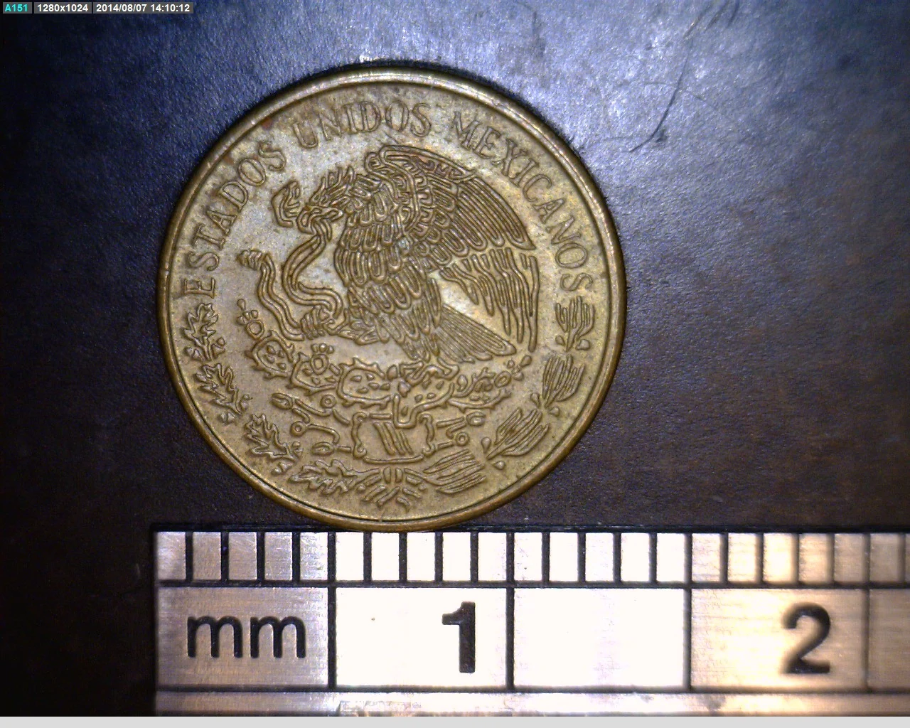 1 Centavos Cobre 1972 (anverso)