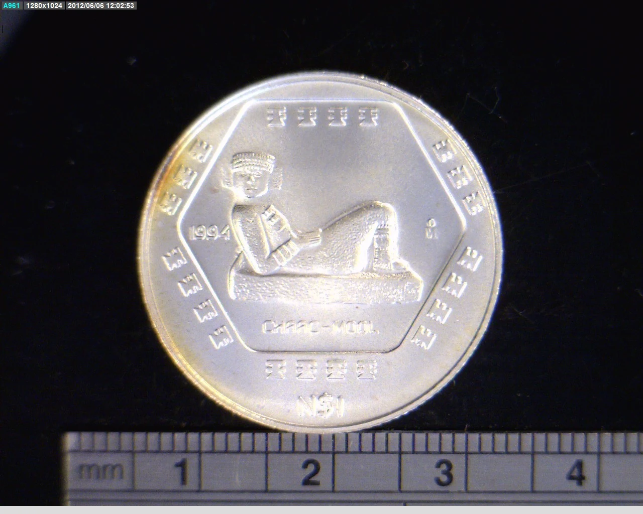 1 Nuevo Peso Chaac Mool 1994