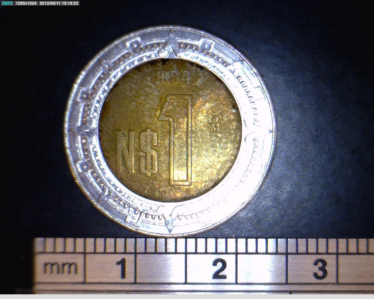 1 Nuevos Pesos Bimetálica 1994