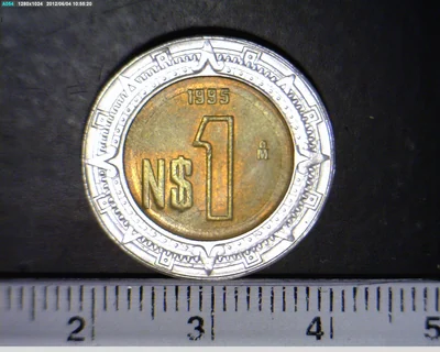1 Nuevos Pesos Bimetálica 1995