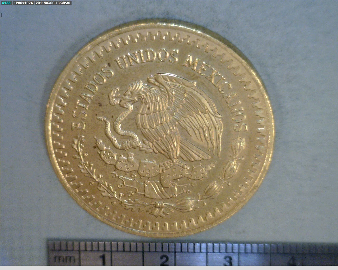 1 oz Libertad Oro 1982 · Inventario Banxico 16082 (anverso)